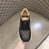 Gucci stone beige luxury sneakers view 4 padded collar comfort