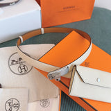 Side view of smart structured handbag