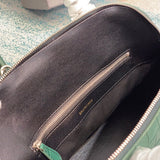 Statement Faux Leather Handbag - Premium Craftsmanship Detailing | Women's Designer-Inspired Purse #667 - product detail shot (image 10) of designer-inspired handbag