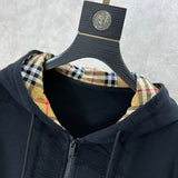 Close-up of Burberry designer clothing craftsmanship