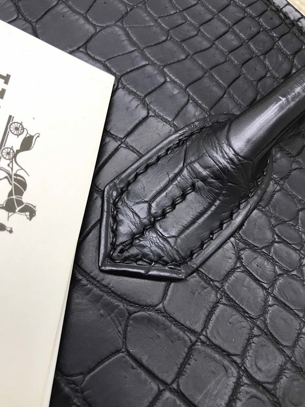 Close-up detail of poised bag design