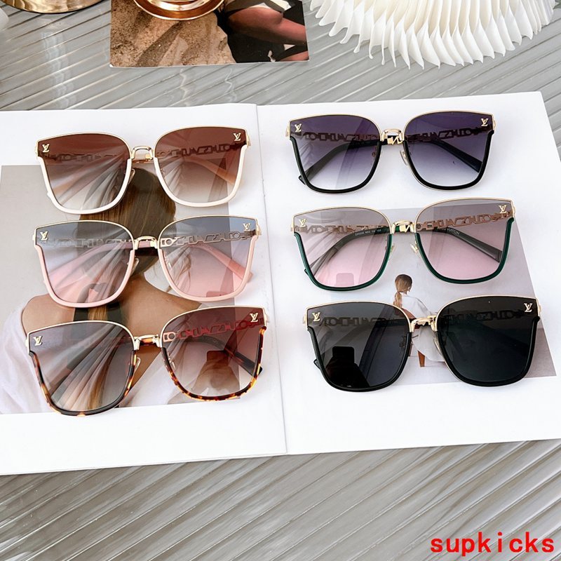 Lifestyle view of Louis Vuitton unisex sunglasses