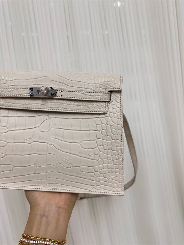 Close-up detail of sculpted bag design