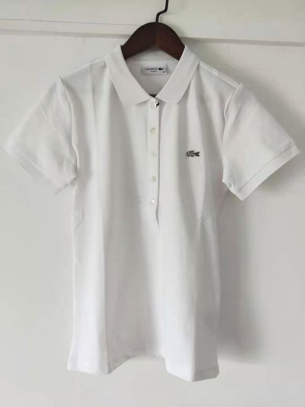 Flat lay presentation of Lacoste luxury clothing with tailored silhouette