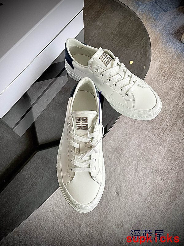 Givenchy White Pointed-Toe Stiletto Heels - Angled View