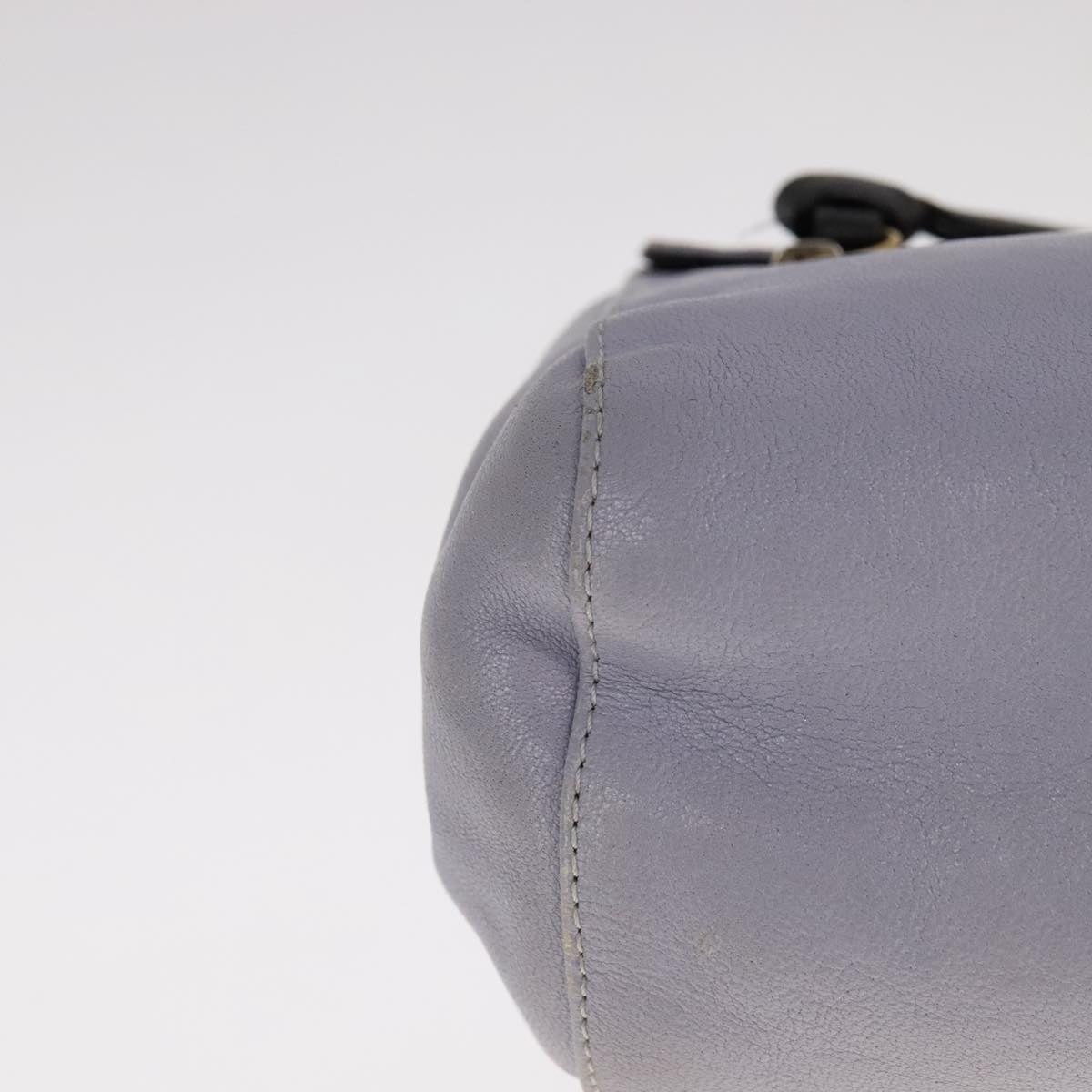 Chloe authentic luxury shoulder bag Purple leather craftsmanship