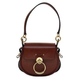 Lumivane elegant leather Shoulder Bag top view
