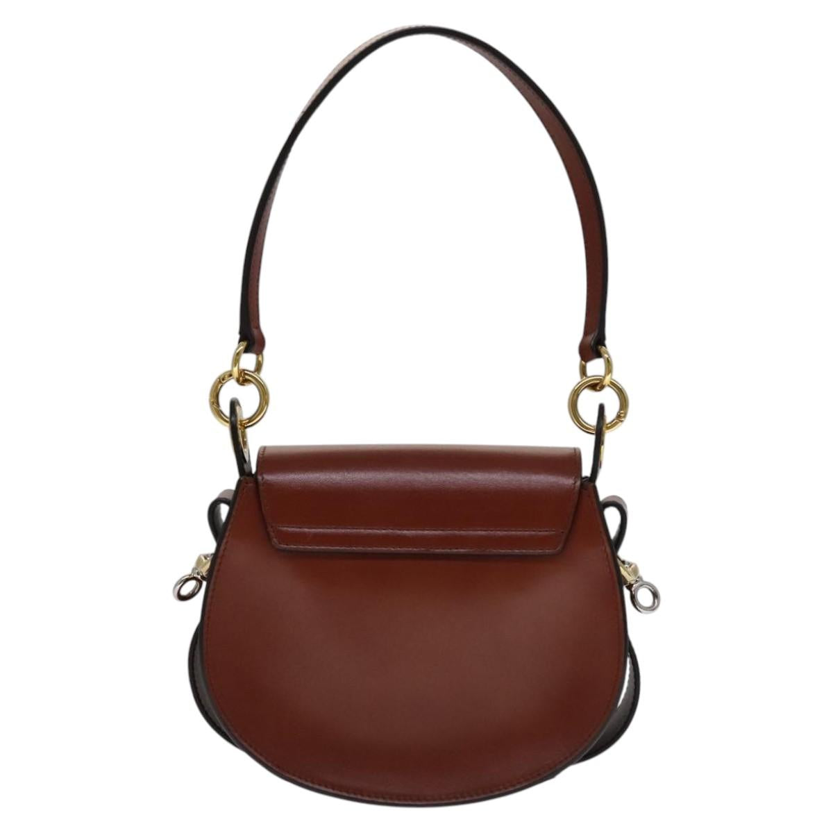 Chloe designer shoulder bag leather closeup detail