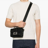 Fendi premium cross body bags detail and craftsmanship close-up