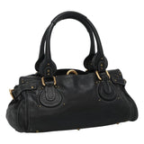 Chloe women's handbag Black luxury designer leather