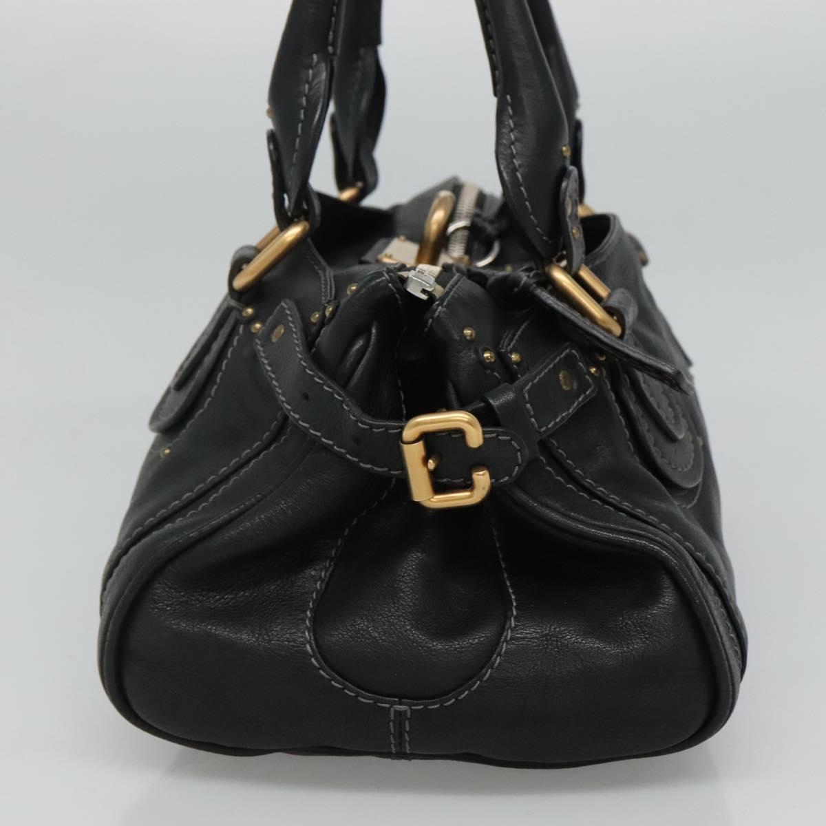 Side view of Chloe handbag Black premium designer bag