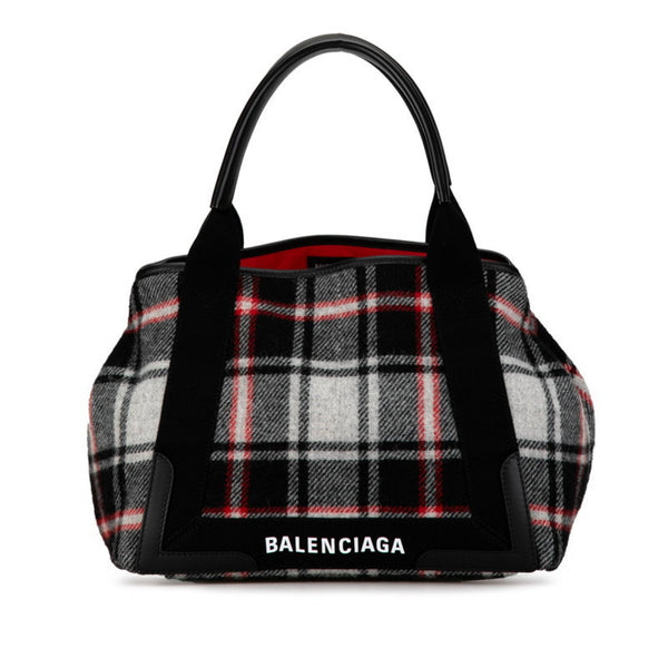 Balenciaga Navy Cabas Tote | Luxury Canvas Tote Bag