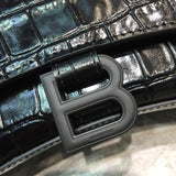 Timeless Vegan Leather Handbag - Signature Hardware Accents | Women's Statement Accessory #1015 - styled full view (image 7) of designer-inspired handbag