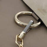 Opaline elegant leather Shoulder Bag top view