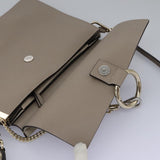 Opaline elegant leather Shoulder Bag top view