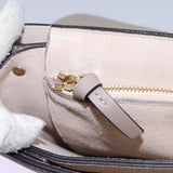 Side view of Chloe shoulder bag Gray premium designer bag