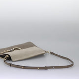 Chloe women's shoulder bag Gray luxury designer leather