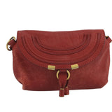 Side view of Chloe shoulder bag Red premium designer bag