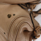 Chloe authentic luxury handbag Beige leather craftsmanship