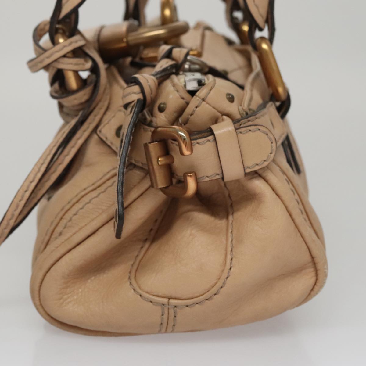 Chloe women's handbag Beige luxury designer leather