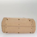 Chloe authentic luxury handbag Beige leather craftsmanship