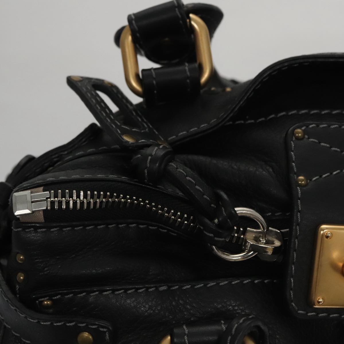 Zelvantique elegant leather Handbag top view