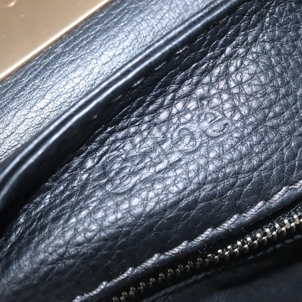 Zelvantique elegant leather Handbag top view