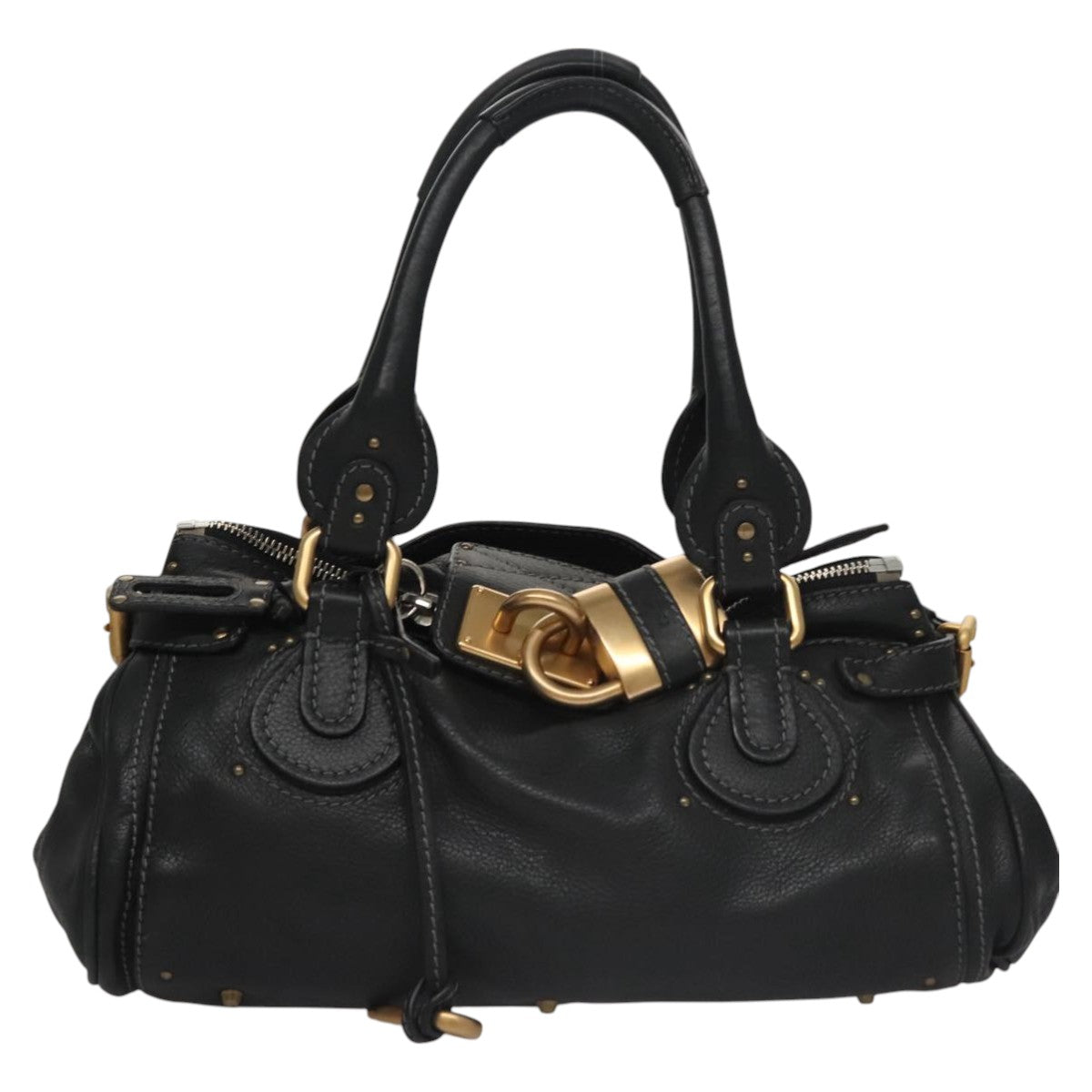 Zelvantique elegant leather Handbag top view