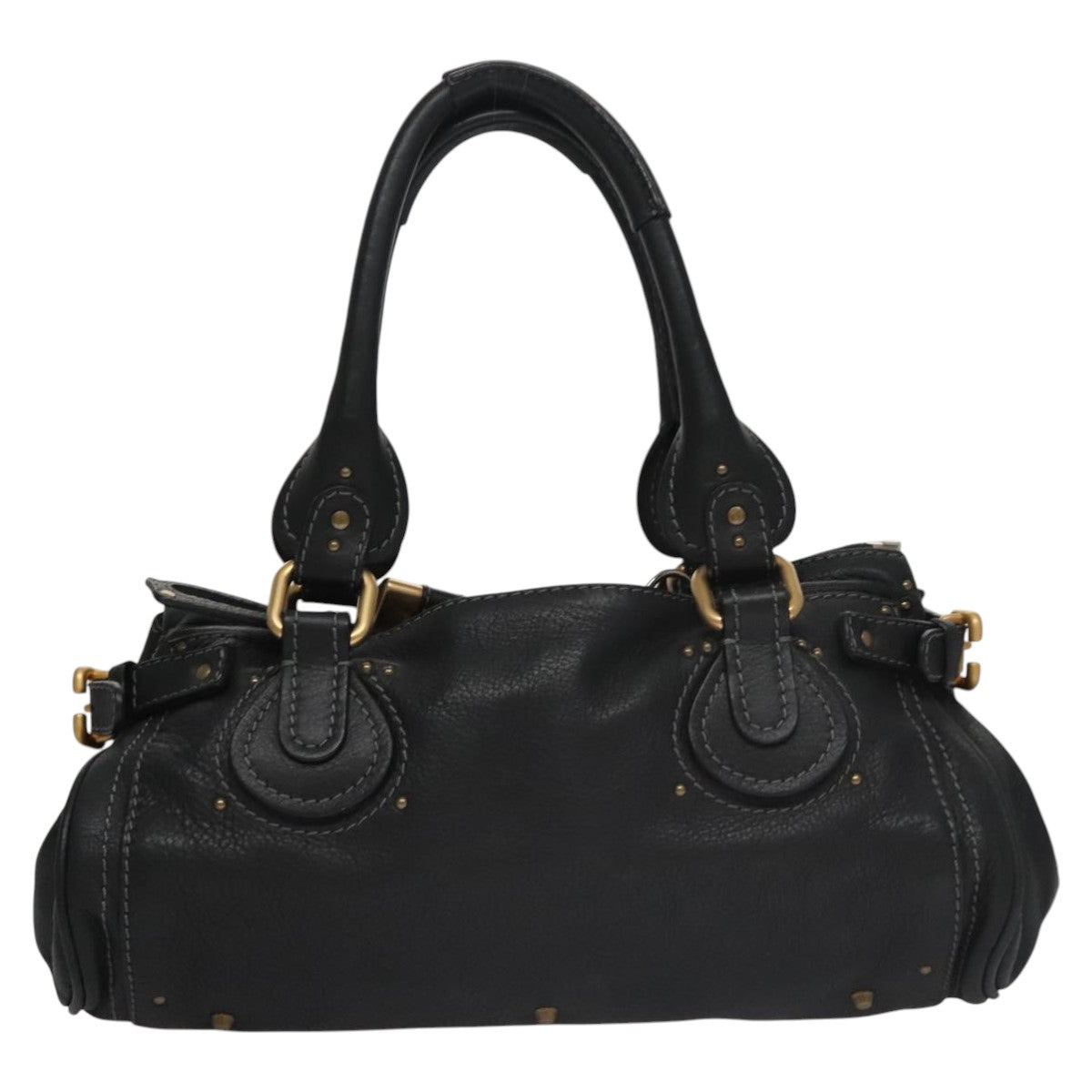 Chloe designer handbag leather closeup detail