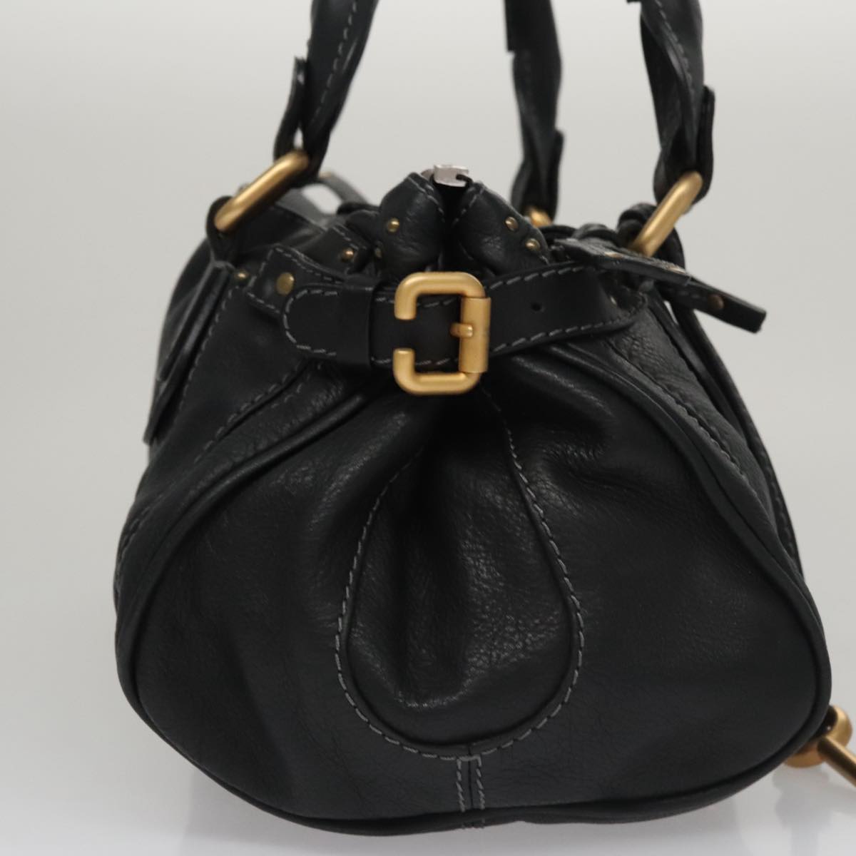 Zelvantique elegant leather Handbag top view