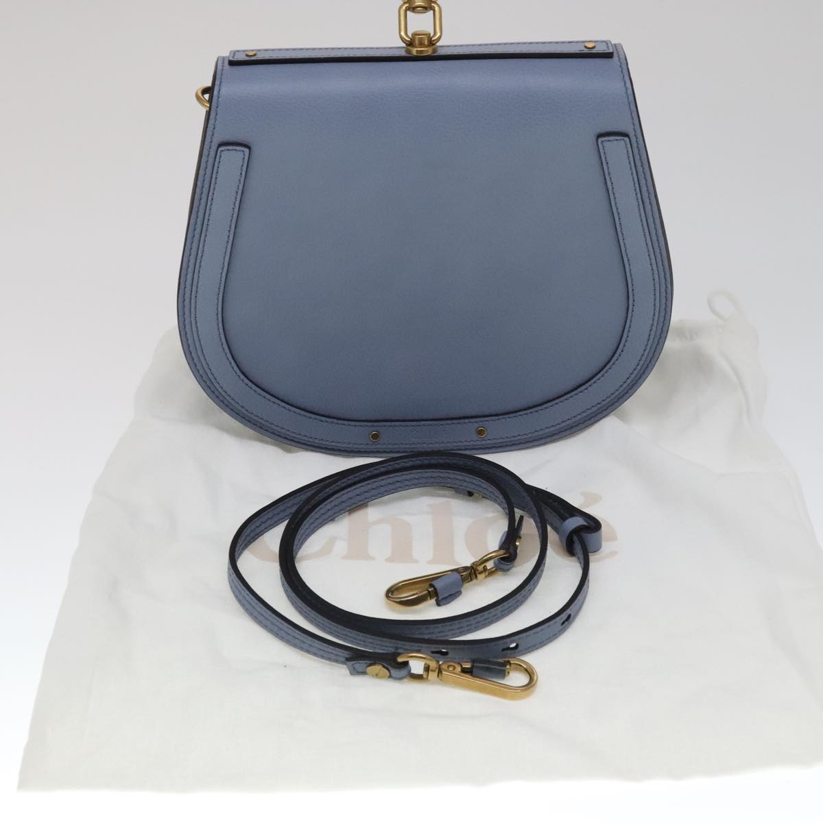 Authentic Chloe handbag Blue luxury fashion accessory