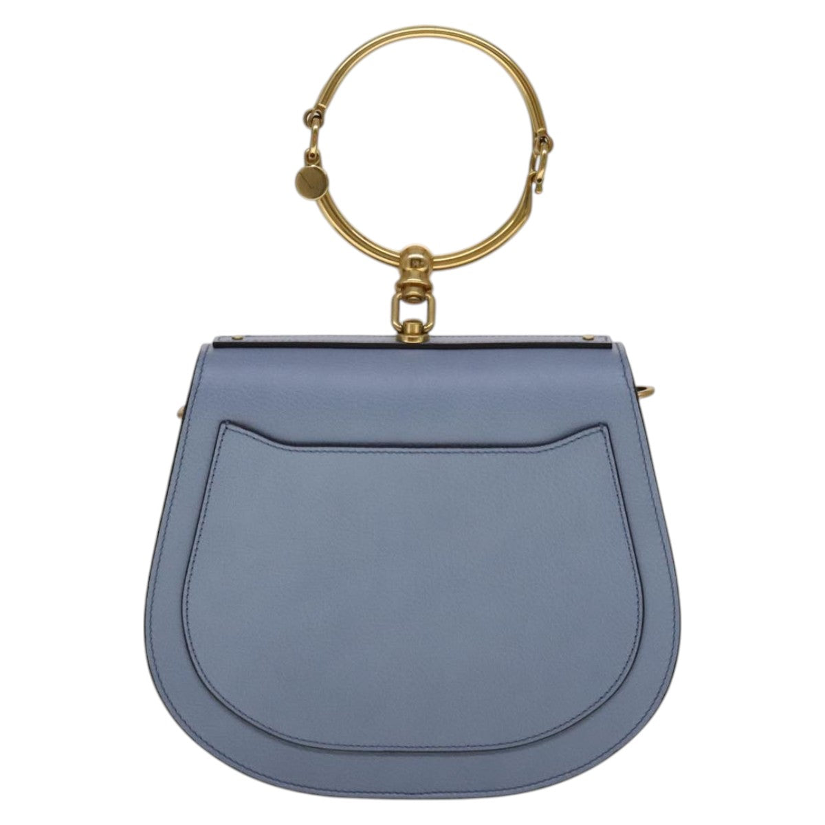Chloe women's handbag Blue luxury designer leather