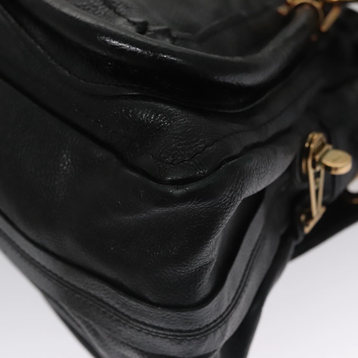 Side view of Chloe handbag Black premium designer bag
