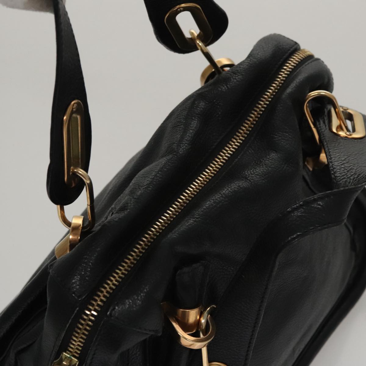 Solarentique elegant leather Handbag top view