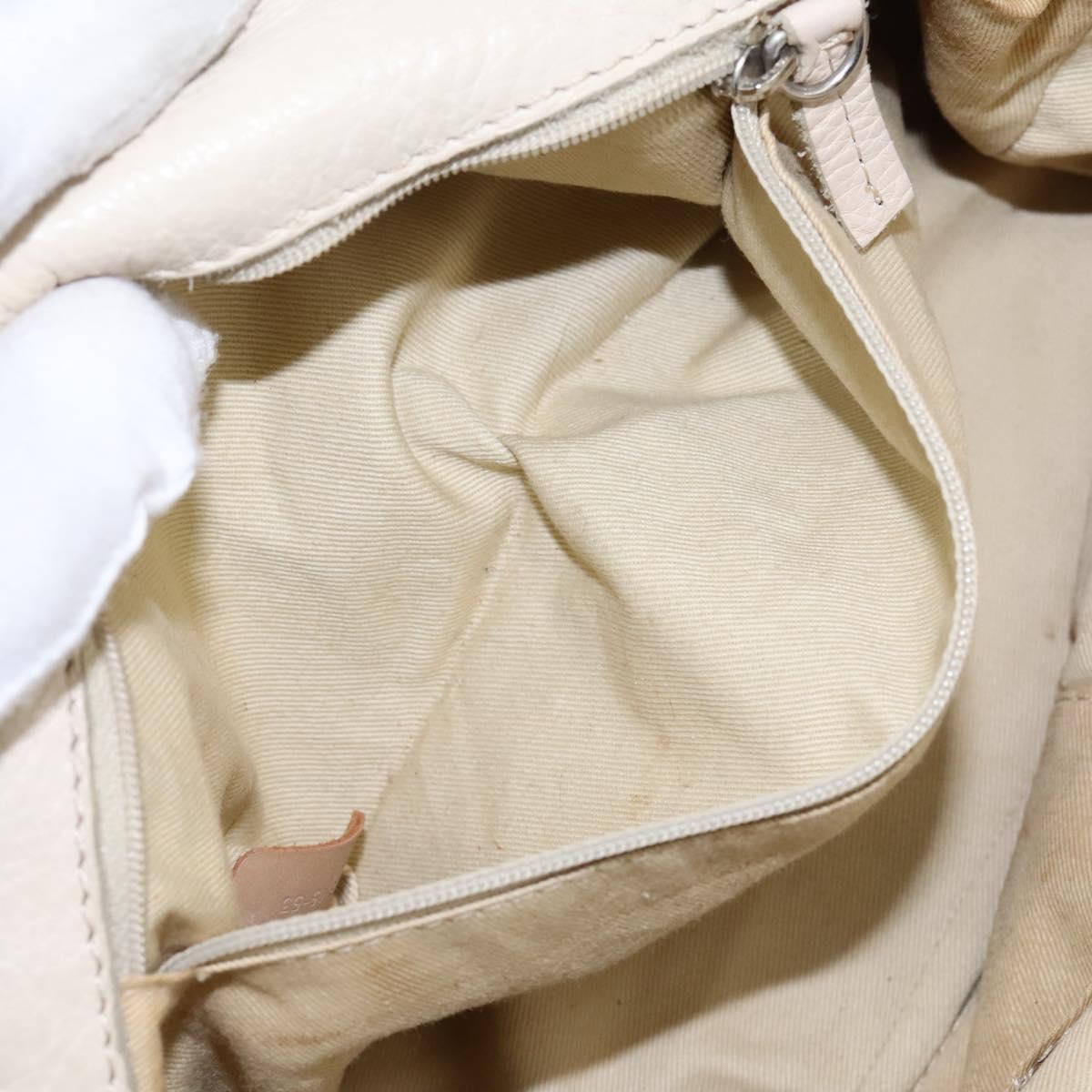 Side view of Chloe handbag Beige premium designer bag