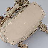 Side view of Chloe handbag Beige premium designer bag