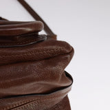 Chloe designer handbag leather closeup detail