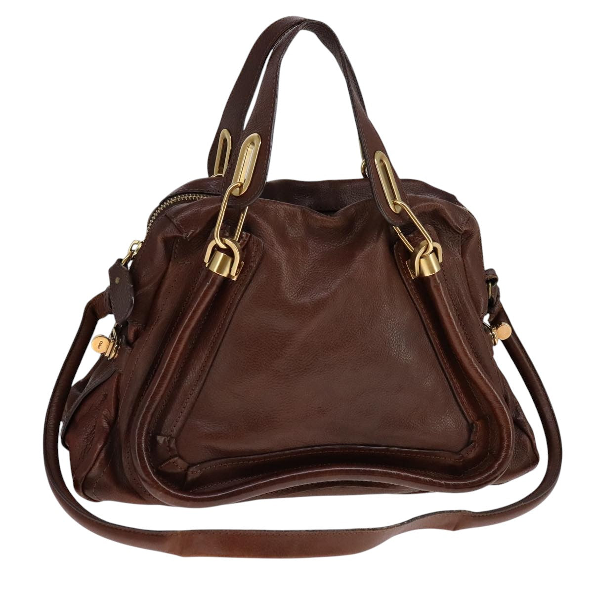 Chloe women's handbag Brown luxury designer leather