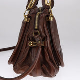 Chloe authentic luxury handbag Brown leather craftsmanship