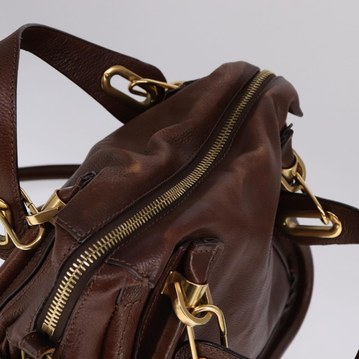 Crisvellux elegant leather Handbag top view