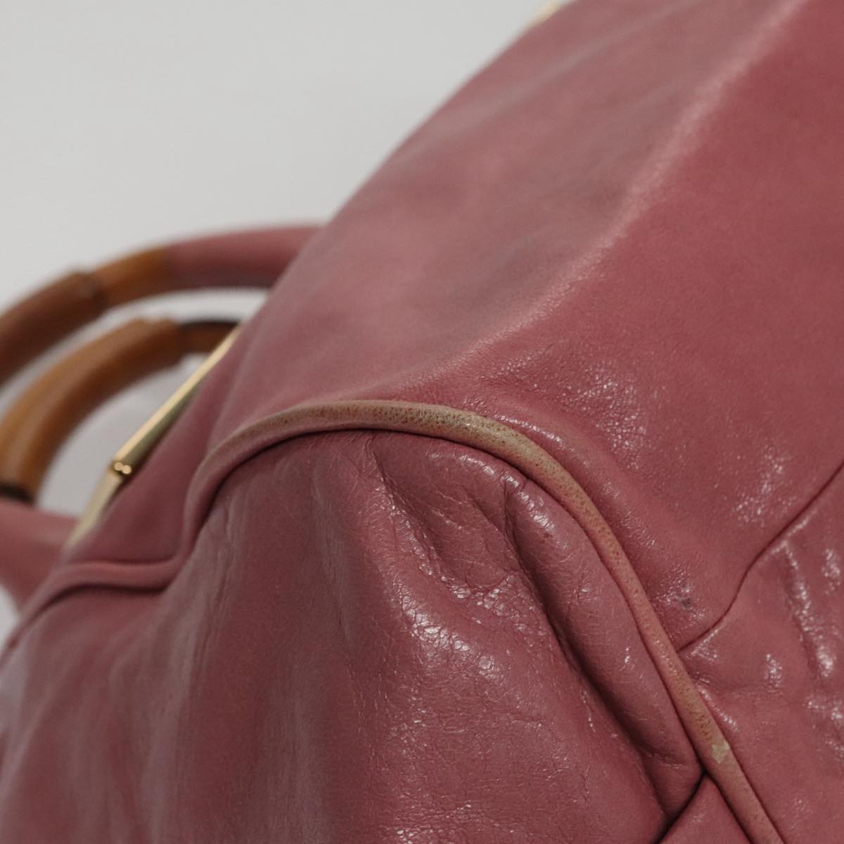 Side view of Chloe handbag Pink premium designer bag