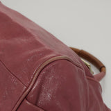 Belventique elegant leather Handbag back view