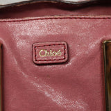 Chloe women's handbag Pink luxury designer leather