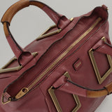 Belventique elegant leather Handbag top view