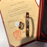 Angled view of Cartier unisex jewelry piece