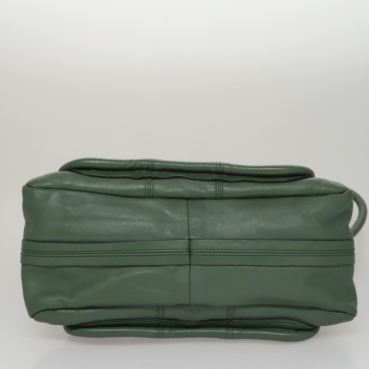 Brivale elegant leather Handbag back view