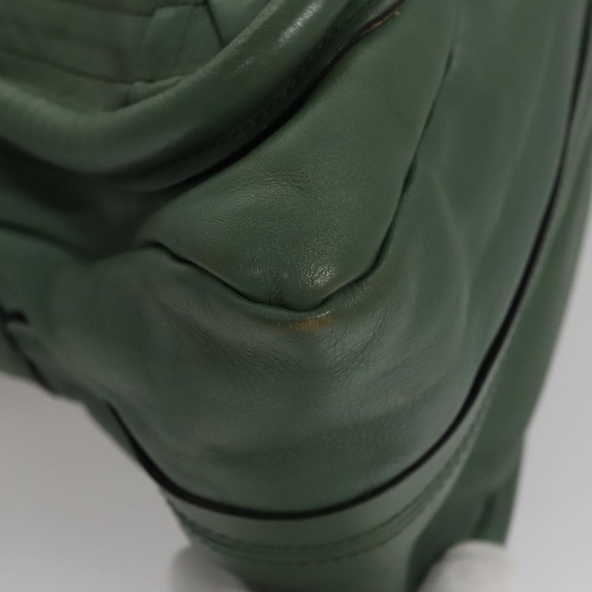Chloe designer handbag leather closeup detail