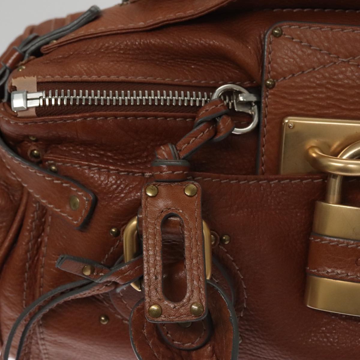Crisvalux elegant leather Handbag top view