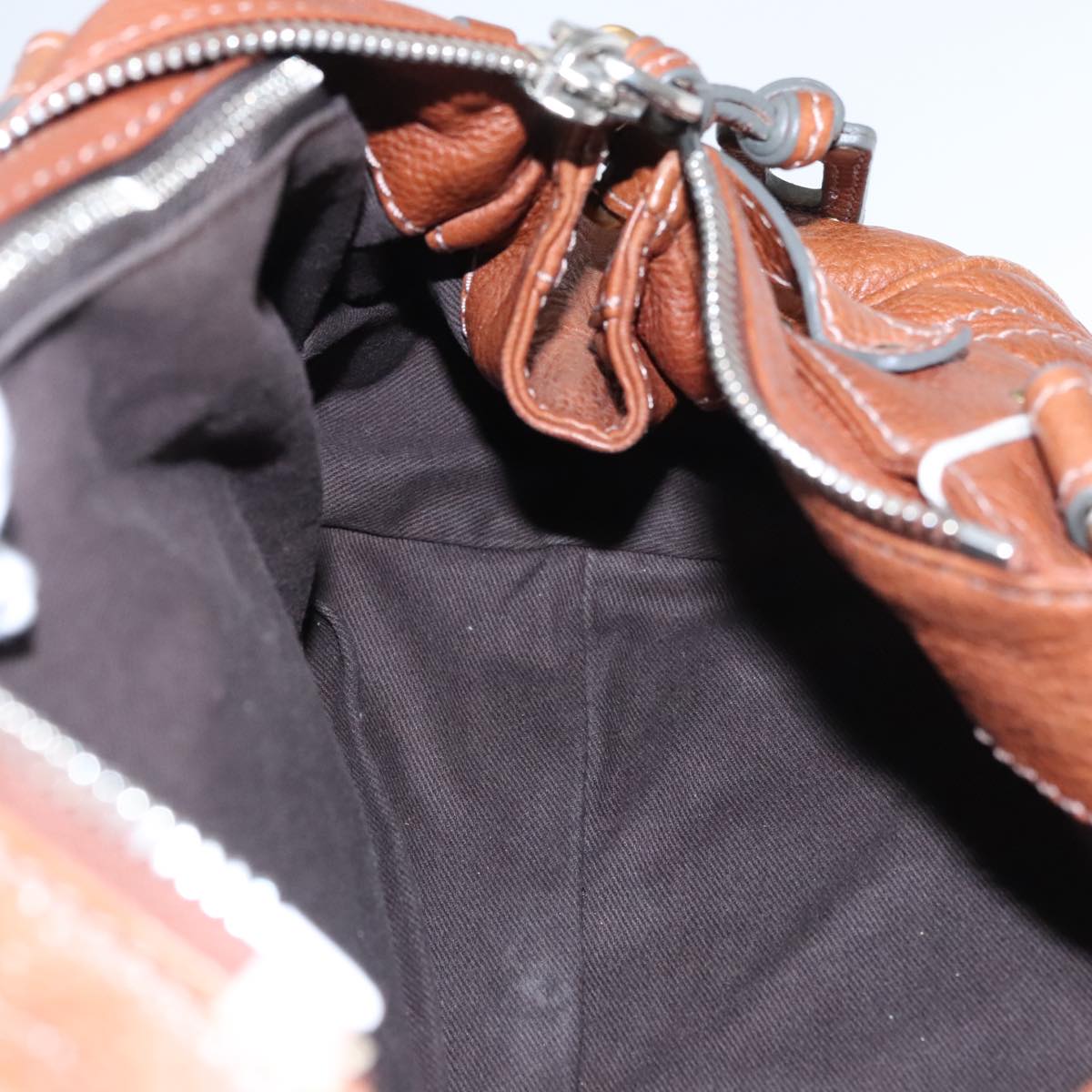Crisvalux elegant leather Handbag top view
