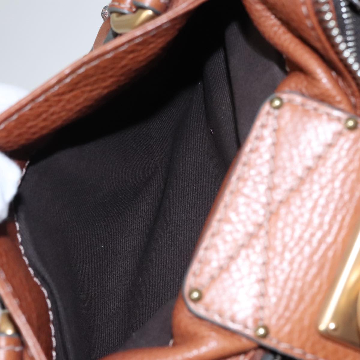 Crisvalux elegant leather Handbag top view